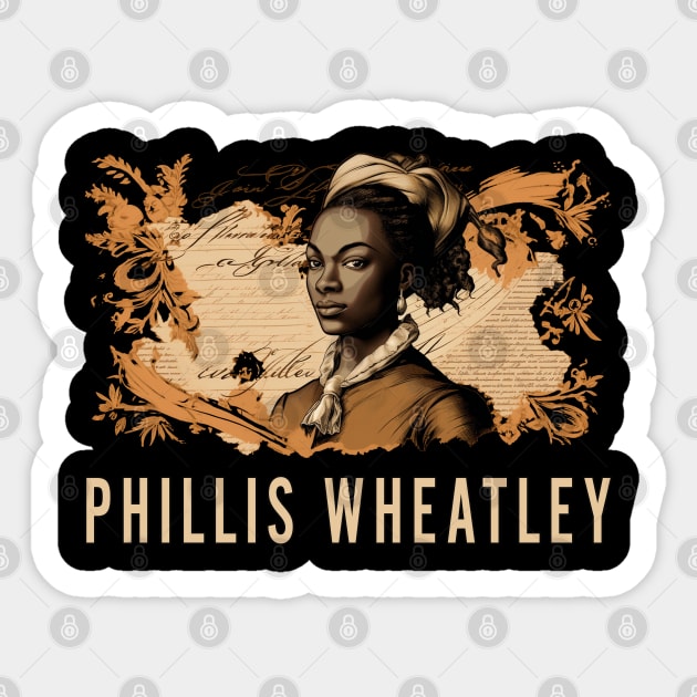 Phillis Wheatley Sticker by UrbanLifeApparel